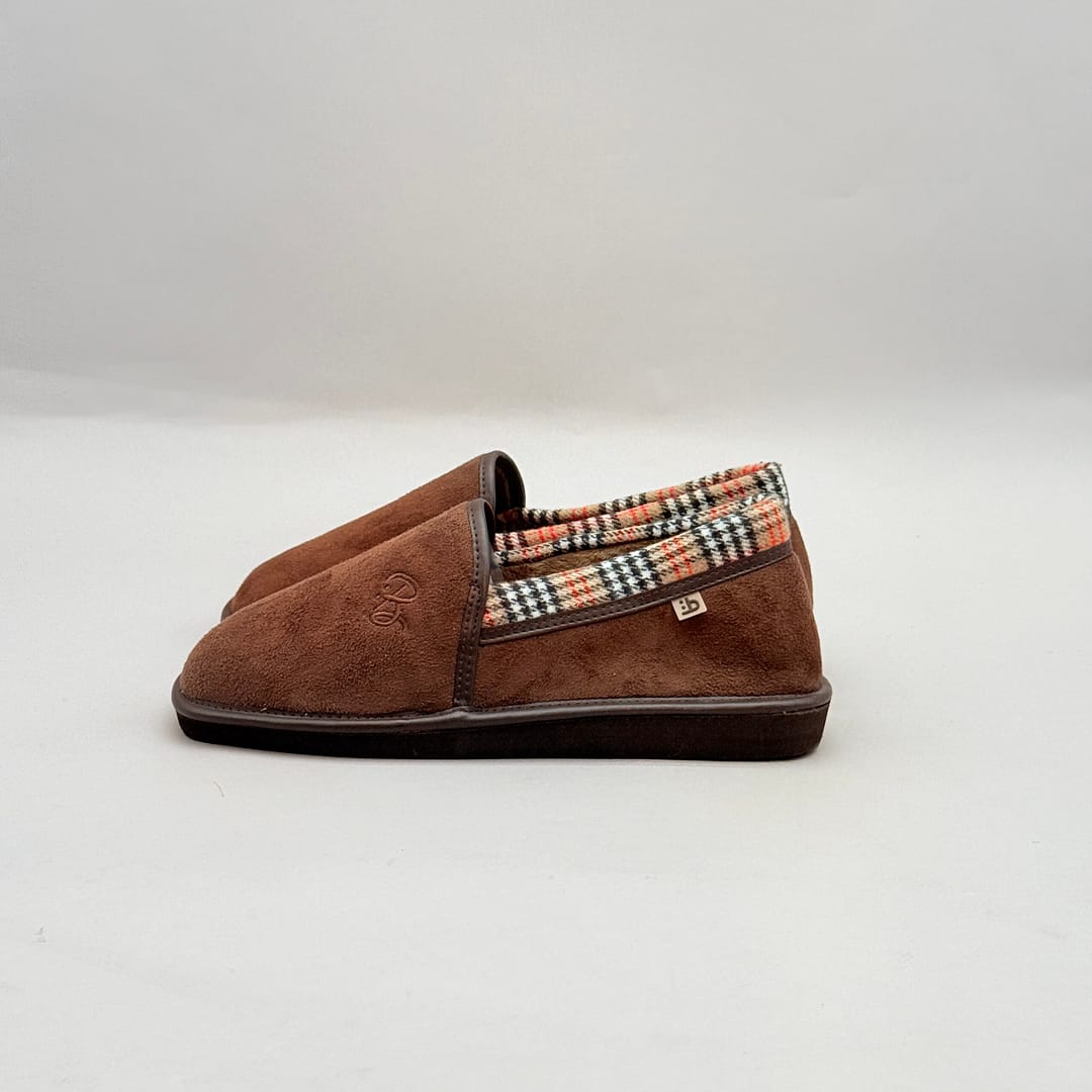 Zapatilla de Casa Hombre Berevere IN307 Cerrada Marrón BEREVERE1 Zapatilla de casa Berevere IN307 hombre marrón cerrada