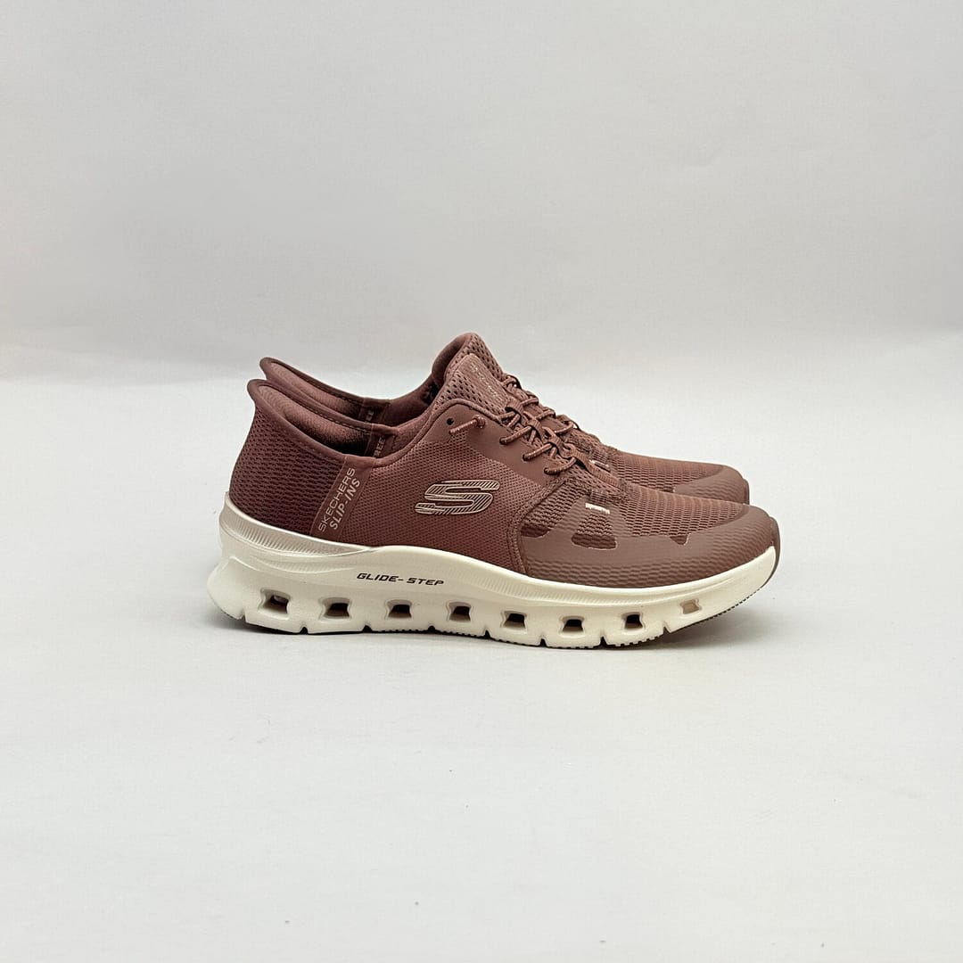 Deportiva Mujer Skechers Slip-ins Glide-Step Radiant Stride Chocolate SK49 Skechers Slip-ins mujer chocolate Glide-Step SK49