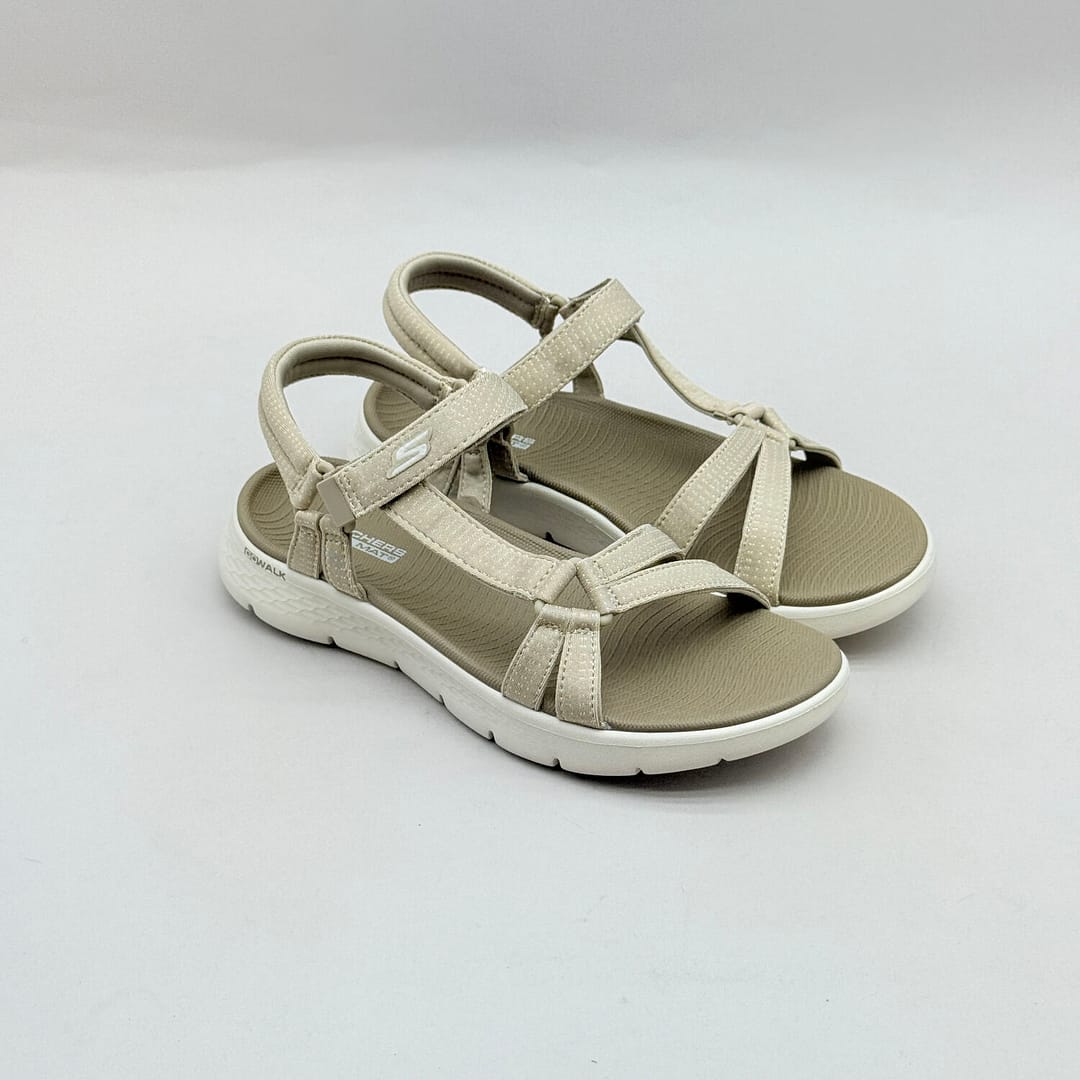Skechers Mujer 141451 TPE SK30 Sandalia Skechers Mujer 141451 TPE taupe cómoda SK30