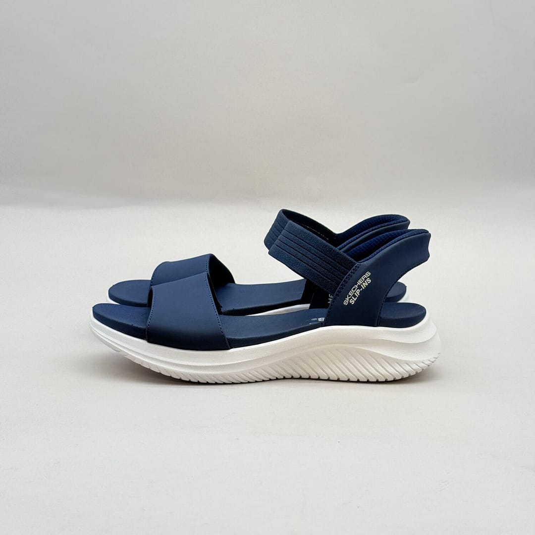 Sandalias Skechers Mujer Frontales SK36 Sandalias Skechers Mujer azul frontal SK36