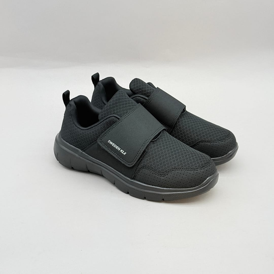 Deportivo Negro Velcro Hombre W5 Deportivo Velcro Negro Memory Foam W5