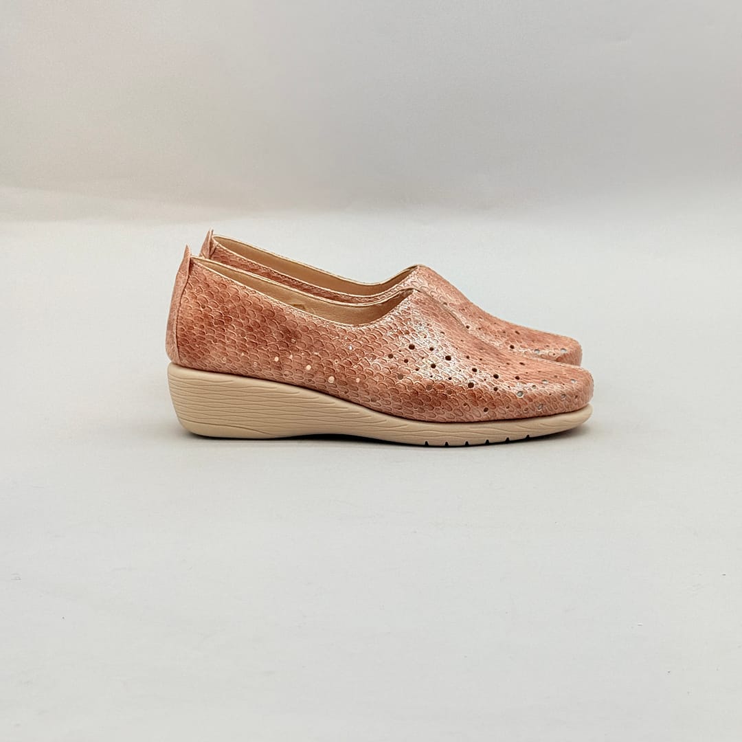 Zapato Flex & Go ST0708 Beige Mujer L26 Zapato Flex & Go ST0708 beige mujer piel confort L26