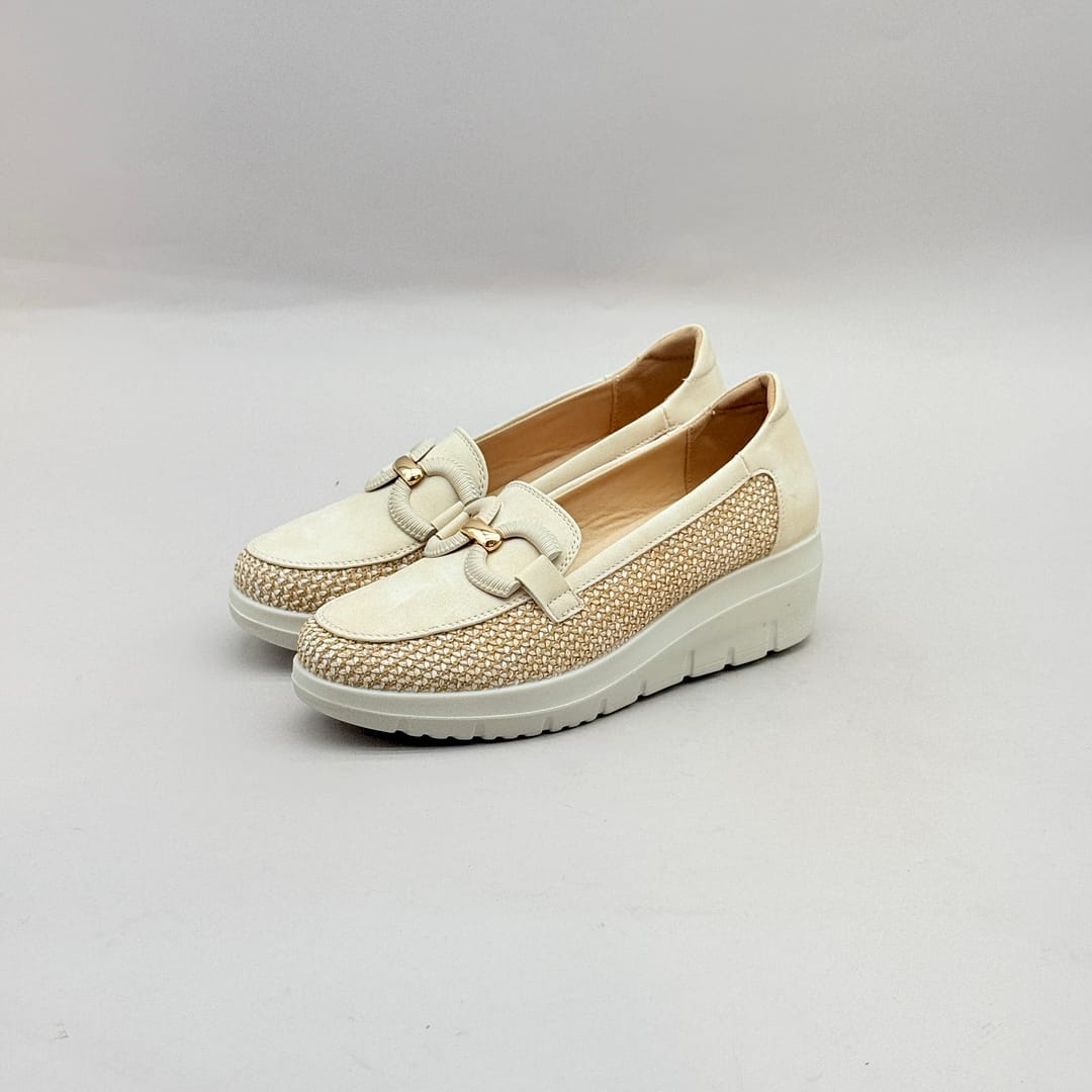 Mocasines Beige Plantilla Extraíble Etika Mujer 26M313 Mocasines Beige Plantilla Extraíble Etika Mujer 26M313 MY38