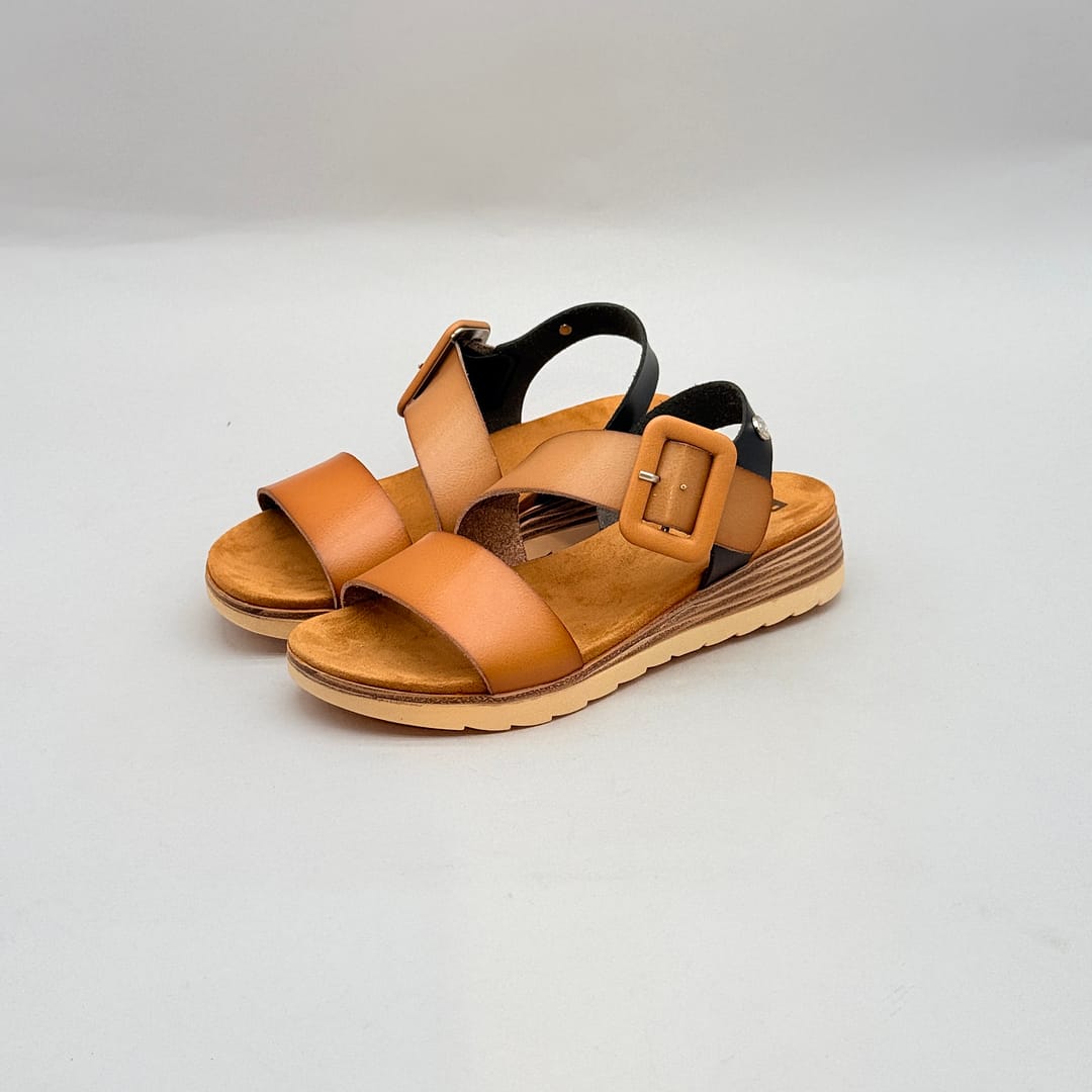 Sandalia Refresh Camel Plataforma Mujer Sandalia Plataforma Camel Refresh Mujer Cómoda REF15
