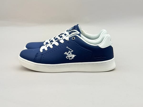 Zapatilla Plana Polo Club Azul Polo7 Hombre