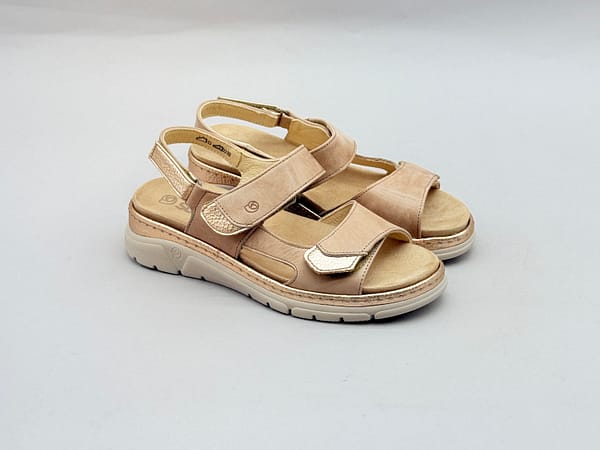 Sandalia Confort Suave Beig J214